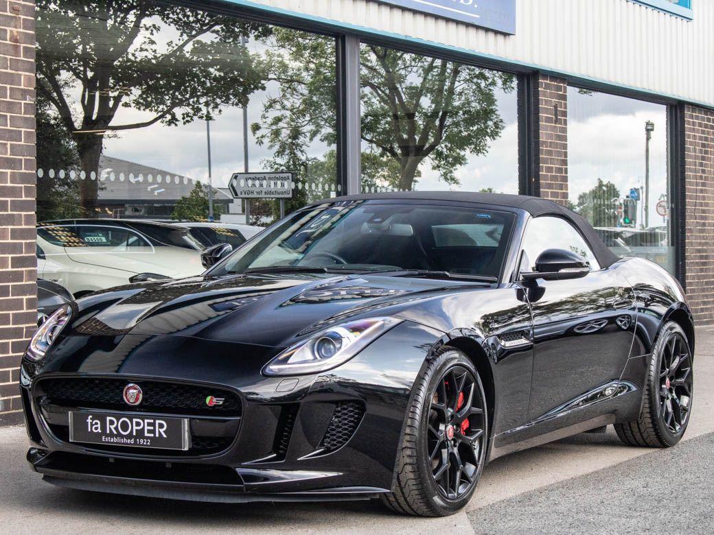 Jaguar F-Type 3.0 Supercharged V6 S Convertible Auto (380ps) Convertible Petrol Ebony Black