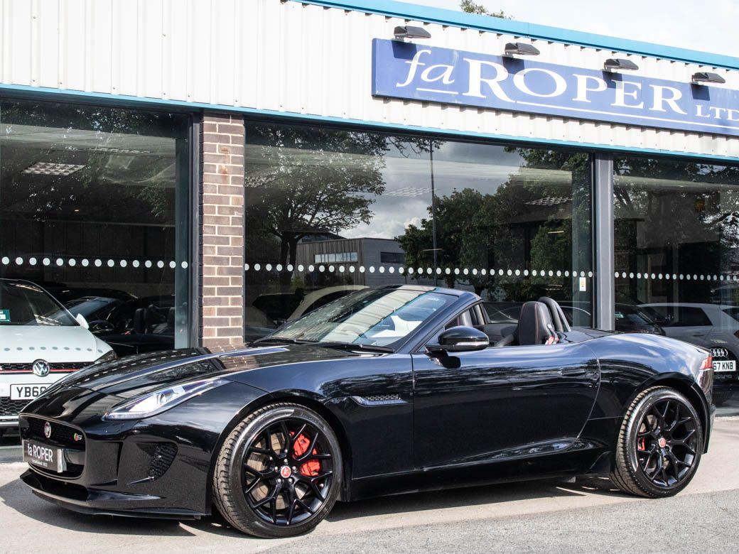 Jaguar F-Type 3.0 Supercharged V6 S Convertible Auto (380ps) Convertible Petrol Ebony Black