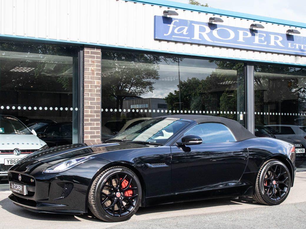 Jaguar F-type 3.0 Supercharged V6 S Convertible Auto (380ps) Convertible Petrol Ebony Black