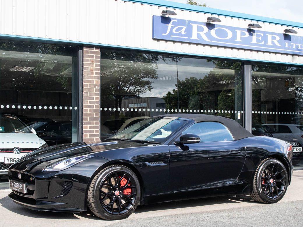 Jaguar F-Type 3.0 Supercharged V6 S Convertible Auto (380ps) Convertible Petrol Ebony Black