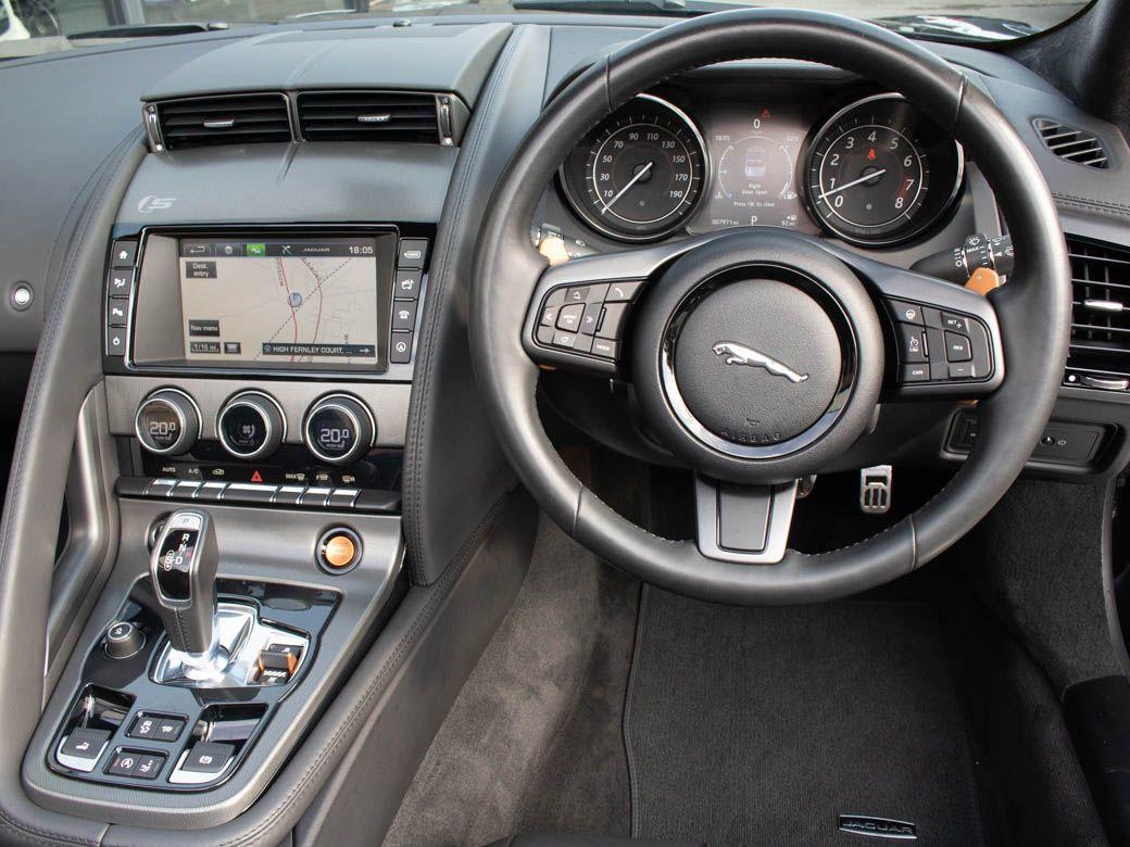 Jaguar F-type 3.0 Supercharged V6 S Convertible Auto (380ps) Convertible Petrol Ebony Black