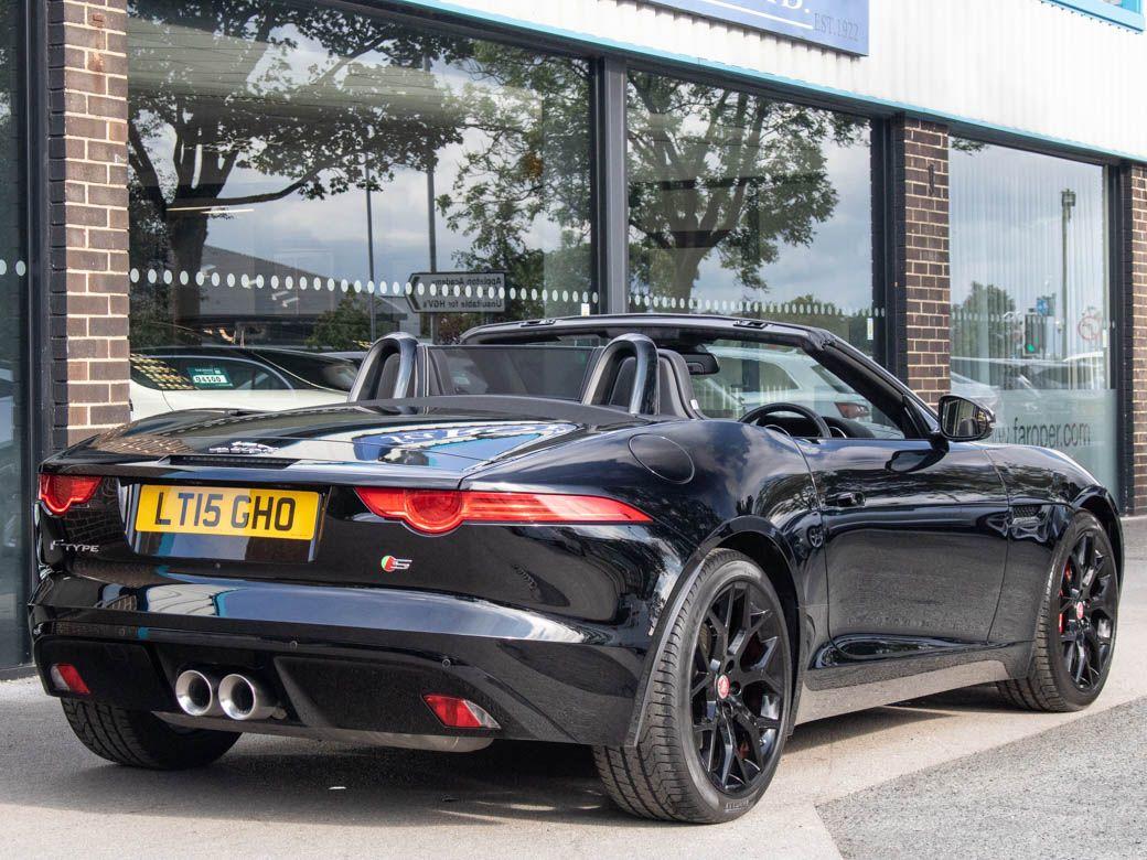 Jaguar F-type 3.0 Supercharged V6 S Convertible Auto (380ps) Convertible Petrol Ebony Black
