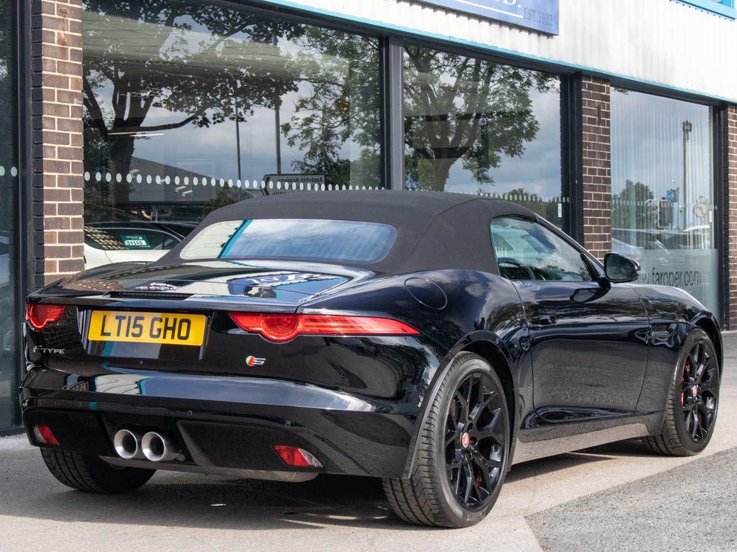 Jaguar F-Type 3.0 Supercharged V6 S Convertible Auto (380ps) Convertible Petrol Ebony Black