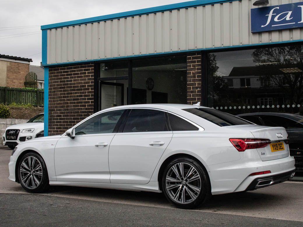 Audi A6 40 TDI S Line S tronic 204ps (2.0 TDI) Saloon Diesel Glacier White Metallic