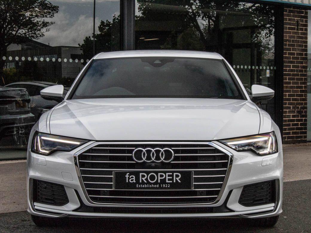 Audi A6 40 TDI S Line S tronic 204ps (2.0 TDI) Saloon Diesel Glacier White Metallic