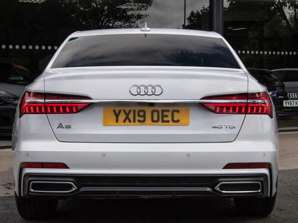 Audi A6 40 TDI S Line S tronic 204ps (2.0 TDI) Saloon Diesel Glacier White Metallic