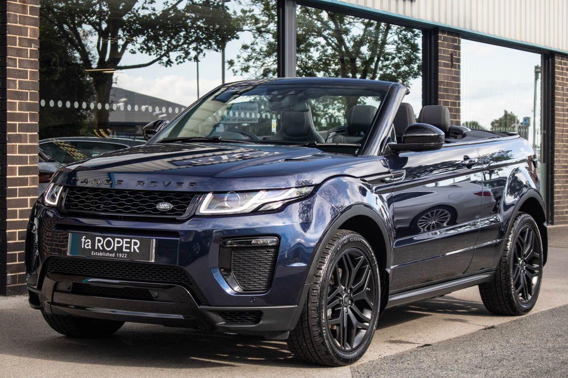 Land Rover Range Rover Evoque 2.0 TD4 HSE Dynamic Convertible Auto Convertible Diesel Loire Blue MetallicLand Rover Range Rover Evoque 2.0 TD4 HSE Dynamic Convertible Auto Convertible Diesel Loire Blue Metallic at fa Roper Ltd Bradford