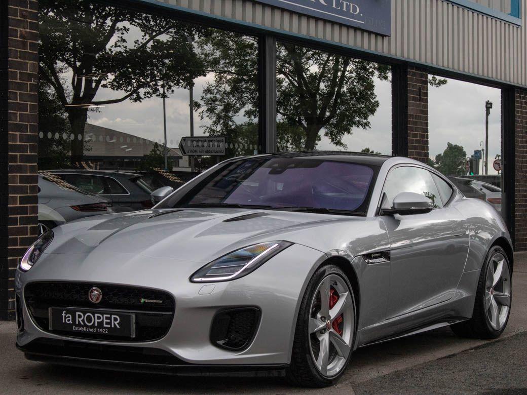 Jaguar F-Type 3.0 Supercharged V6 R-Dynamic Auto 380ps Coupe Petrol Indus Silver Metallic