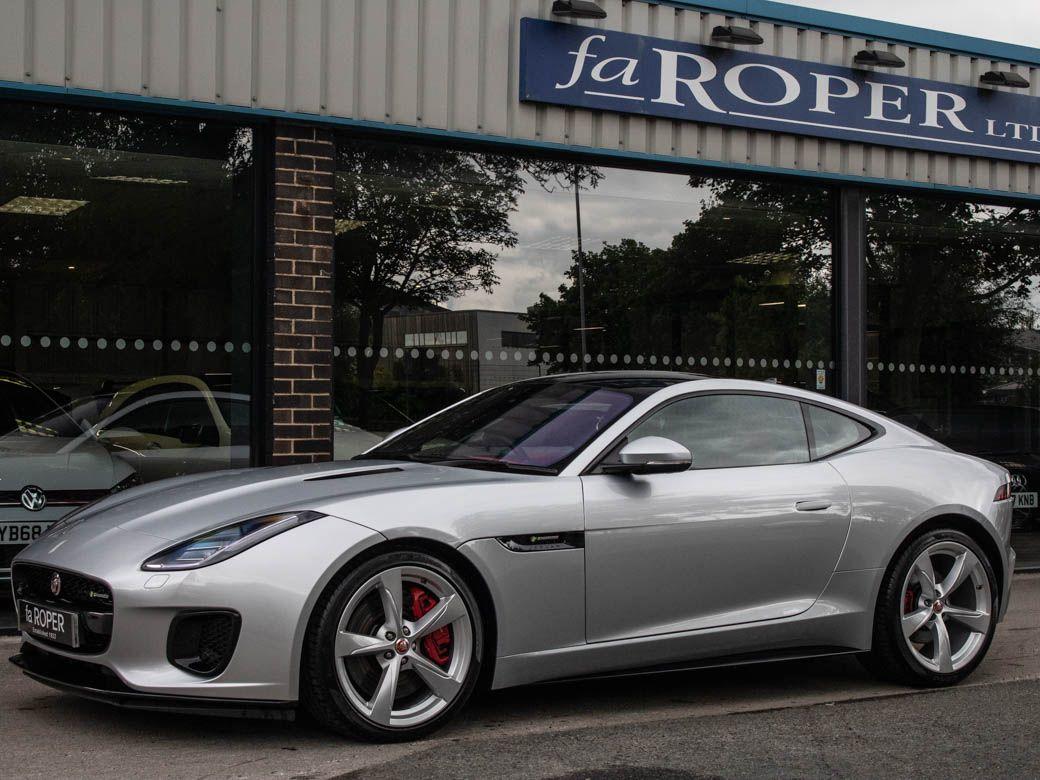 Jaguar F-Type 3.0 Supercharged V6 R-Dynamic Auto 380ps Coupe Petrol Indus Silver Metallic