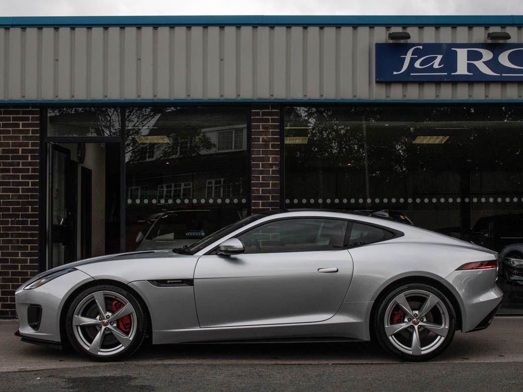 Jaguar F-type 3.0 Supercharged V6 R-Dynamic Auto 380ps Coupe Petrol Indus Silver Metallic