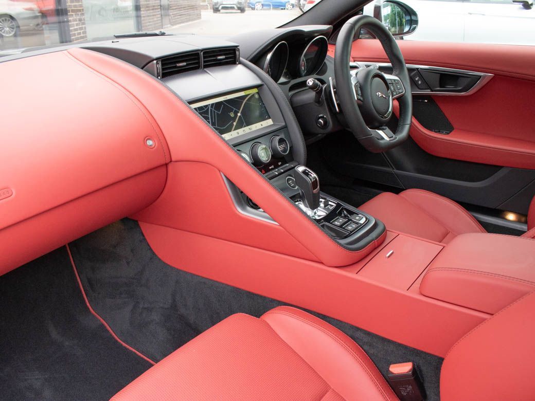 Jaguar F-type 3.0 Supercharged V6 R-Dynamic Auto 380ps Coupe Petrol Indus Silver Metallic