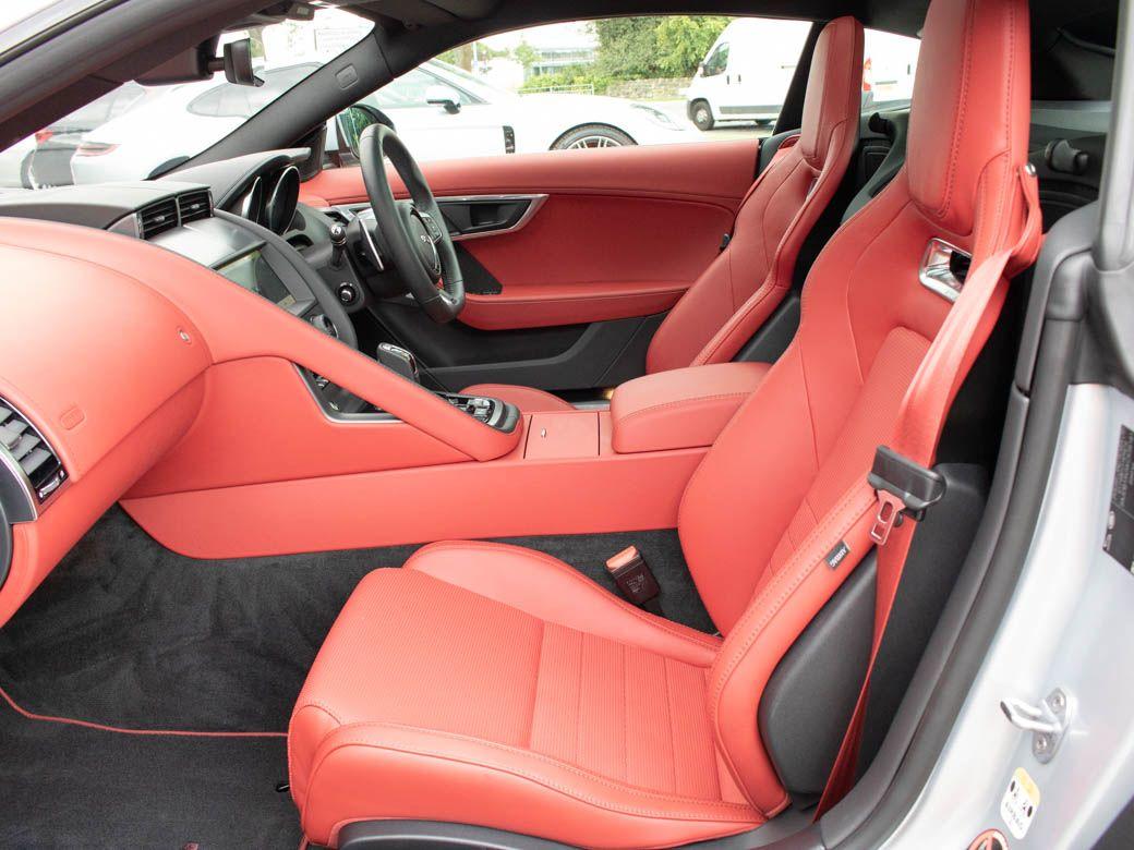 Jaguar F-type 3.0 Supercharged V6 R-Dynamic Auto 380ps Coupe Petrol Indus Silver Metallic
