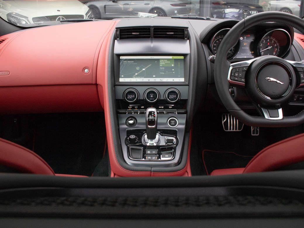 Jaguar F-type 3.0 Supercharged V6 R-Dynamic Auto 380ps Coupe Petrol Indus Silver Metallic