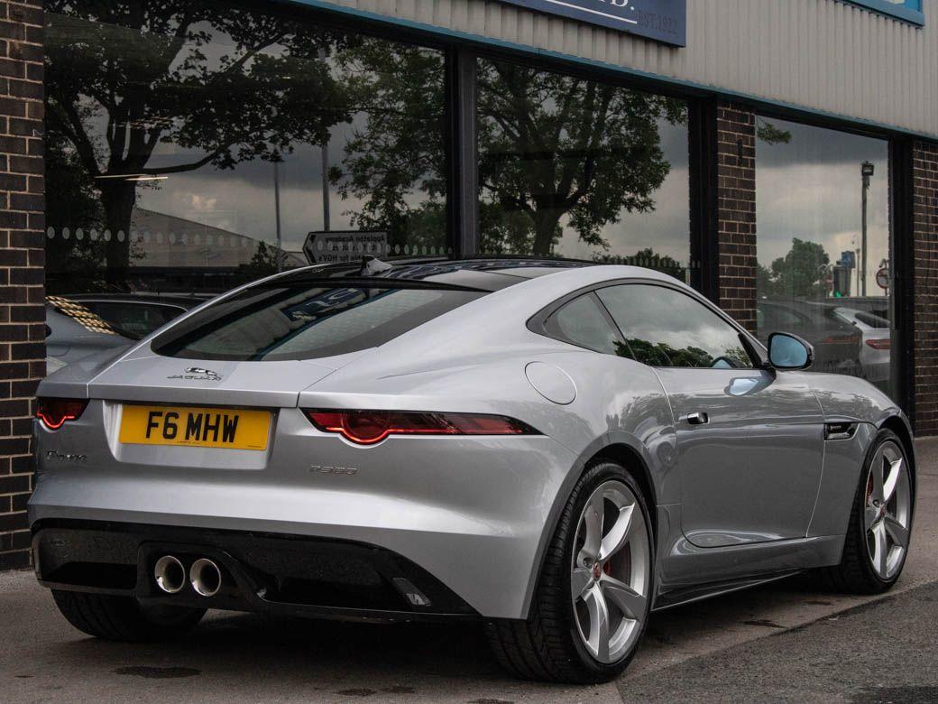 Jaguar F-type 3.0 Supercharged V6 R-Dynamic Auto 380ps Coupe Petrol Indus Silver Metallic