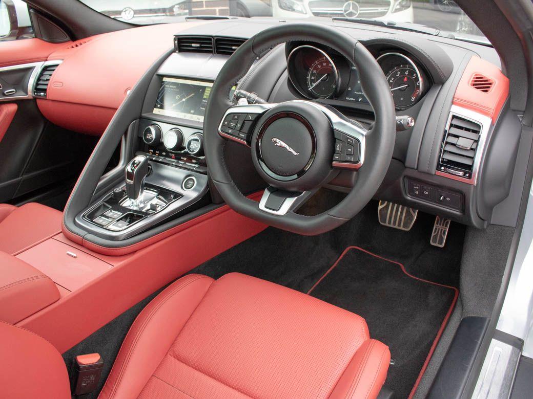 Jaguar F-type 3.0 Supercharged V6 R-Dynamic Auto 380ps Coupe Petrol Indus Silver Metallic