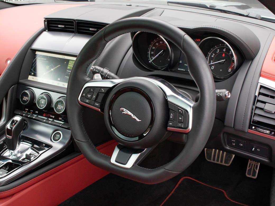 Jaguar F-type 3.0 Supercharged V6 R-Dynamic Auto 380ps Coupe Petrol Indus Silver Metallic