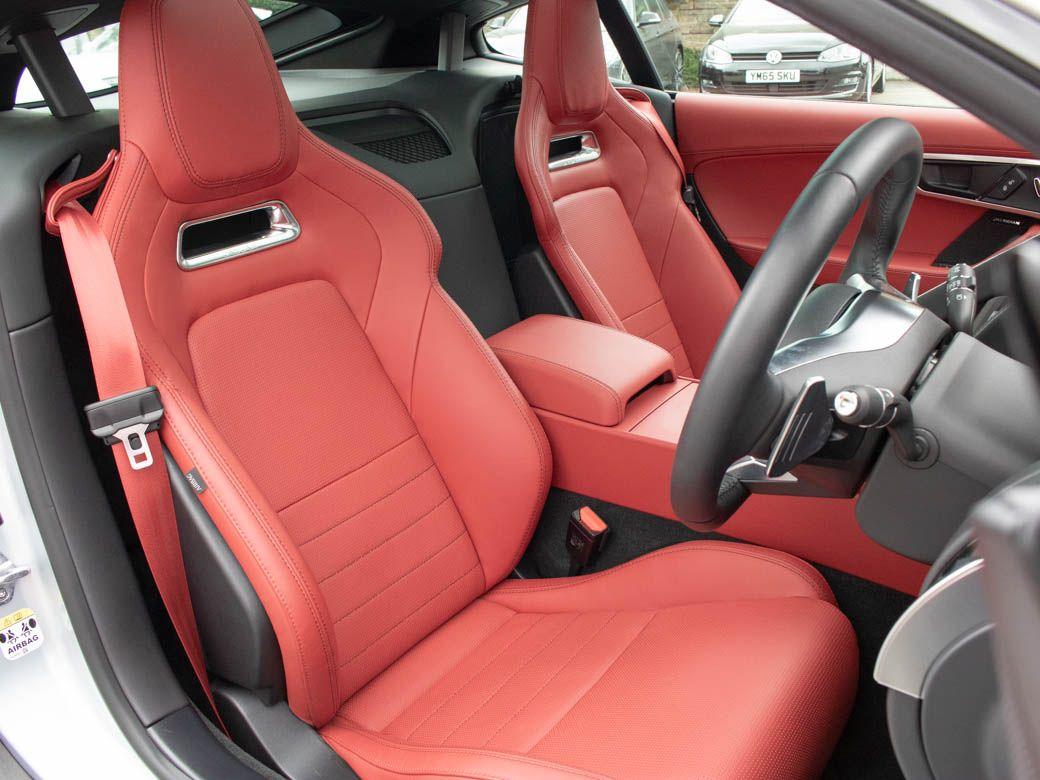 Jaguar F-type 3.0 Supercharged V6 R-Dynamic Auto 380ps Coupe Petrol Indus Silver Metallic