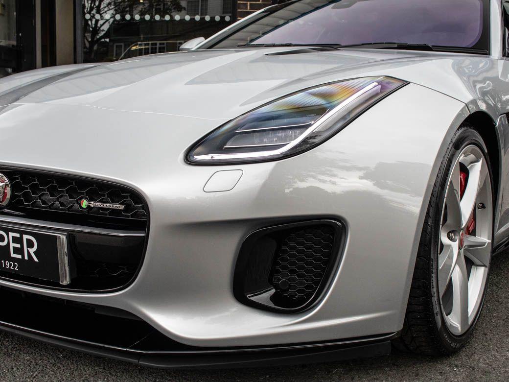 Jaguar F-Type 3.0 Supercharged V6 R-Dynamic Auto 380ps Coupe Petrol Indus Silver Metallic