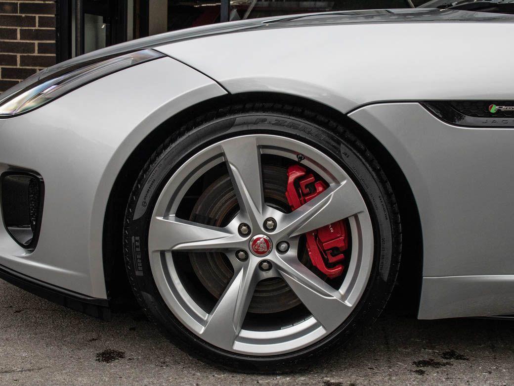 Jaguar F-type 3.0 Supercharged V6 R-Dynamic Auto 380ps Coupe Petrol Indus Silver Metallic