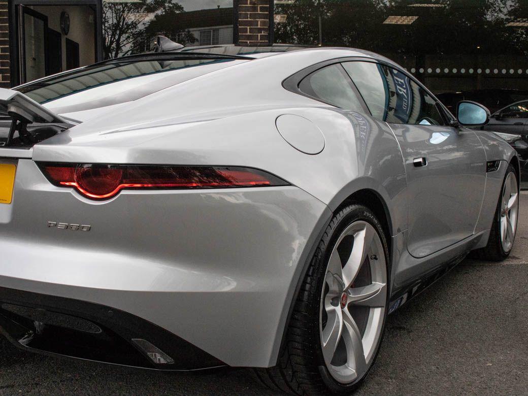 Jaguar F-type 3.0 Supercharged V6 R-Dynamic Auto 380ps Coupe Petrol Indus Silver Metallic