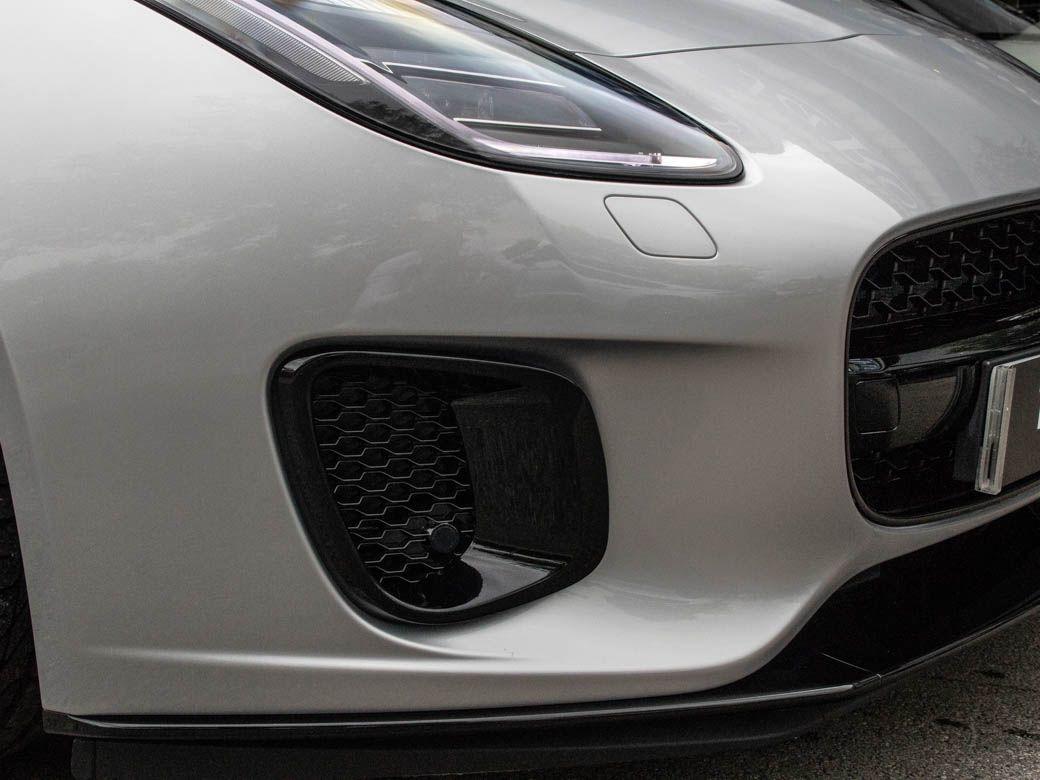Jaguar F-type 3.0 Supercharged V6 R-Dynamic Auto 380ps Coupe Petrol Indus Silver Metallic