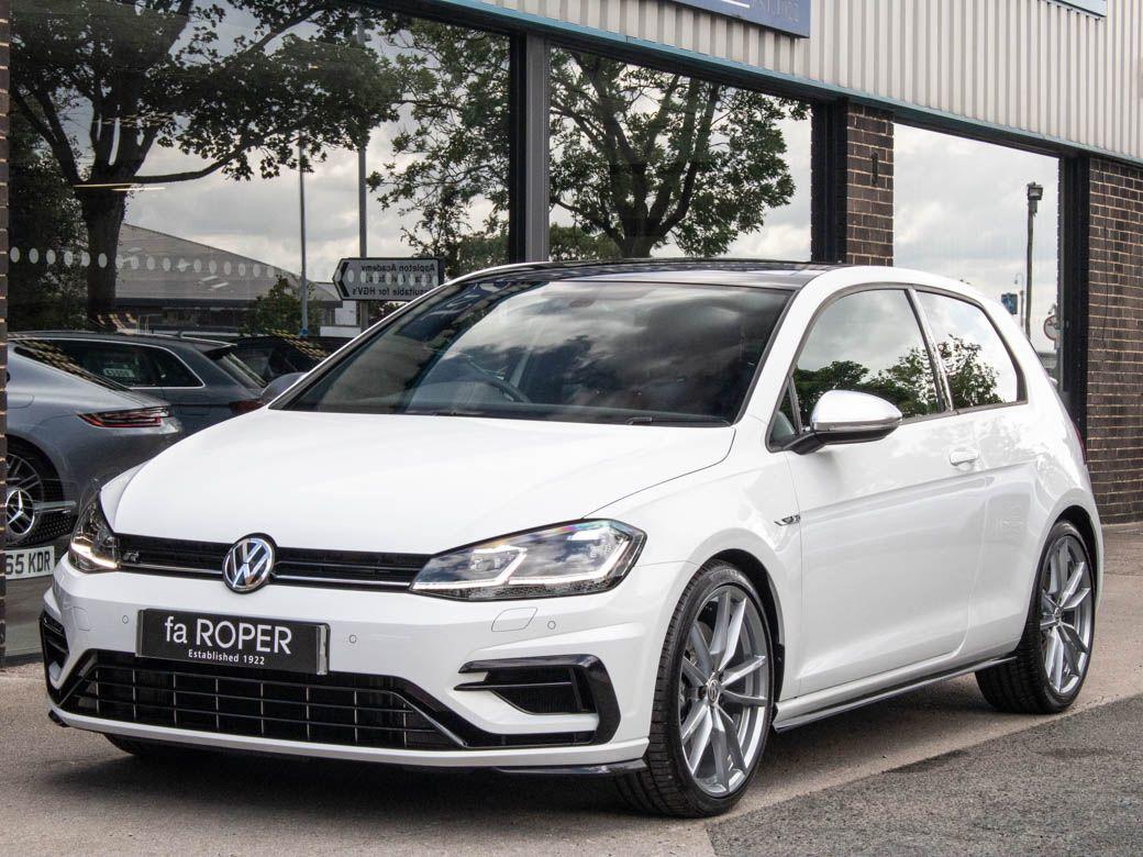 Volkswagen Golf 2.0 TSI R 4MOTION DSG 3 door Hatchback Petrol Pure WhiteVolkswagen Golf 2.0 TSI R 4MOTION DSG 3 door Hatchback Petrol Pure White at fa Roper Ltd Bradford