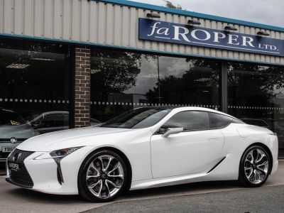 Lexus Lc 500 5.0 V8 Sport Plus Auto 477bhp Coupe Petrol F Sport White