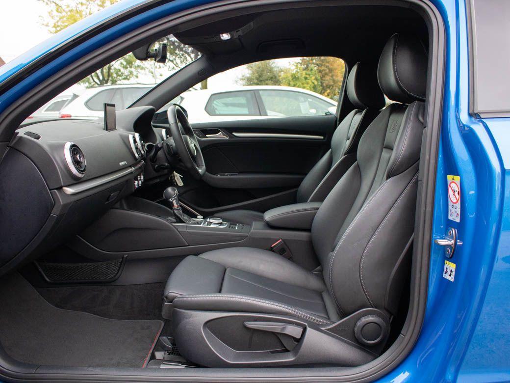 Audi A3 2.0 S3 TFSI quattro Black Edition 3 door S tronic 310ps Hatchback Petrol Ara Blue Crystal Effect