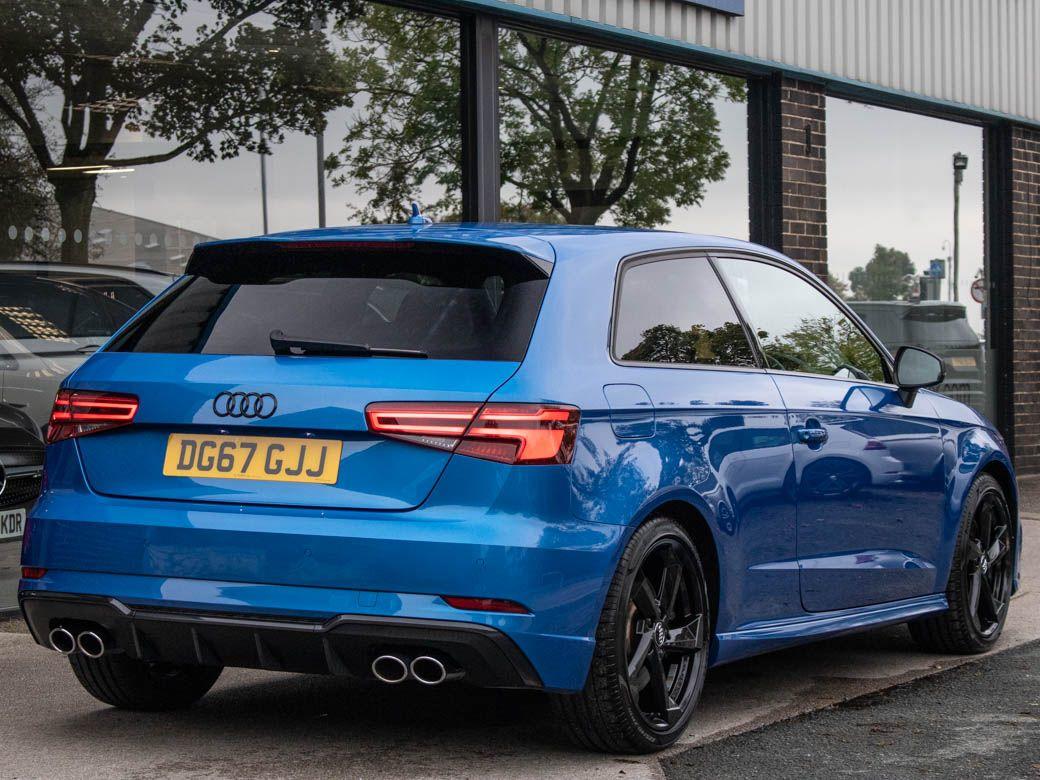 Audi A3 2.0 S3 TFSI quattro Black Edition 3 door S tronic 310ps Hatchback Petrol Ara Blue Crystal Effect