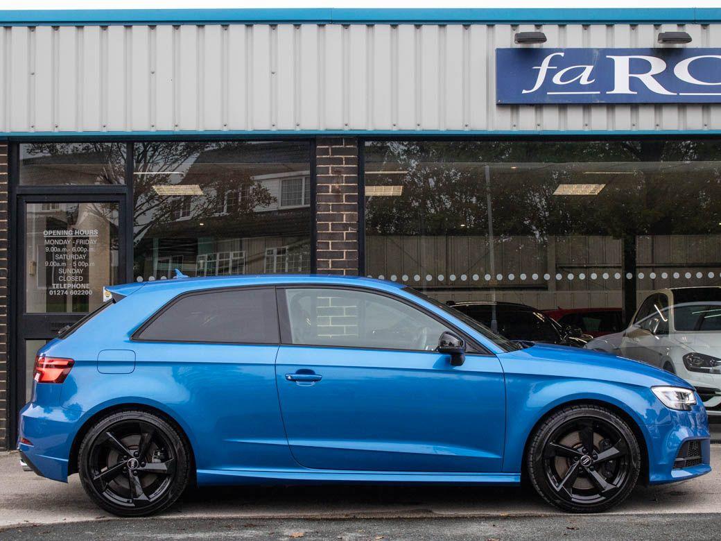 Audi A3 2.0 S3 TFSI quattro Black Edition 3 door S tronic 310ps Hatchback Petrol Ara Blue Crystal Effect