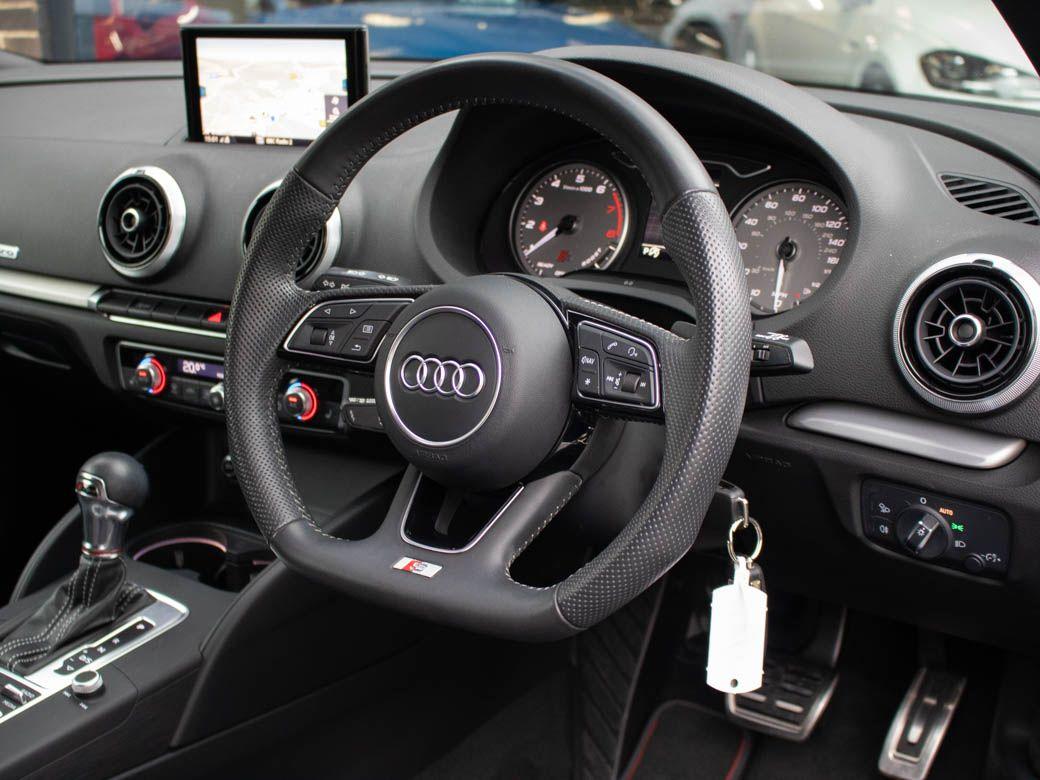 Audi A3 2.0 S3 TFSI quattro Black Edition 3 door S tronic 310ps Hatchback Petrol Ara Blue Crystal Effect