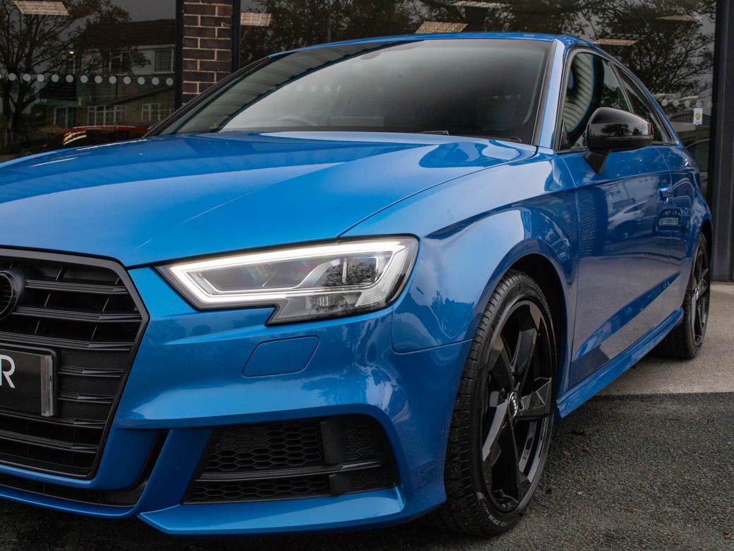 Audi A3 2.0 S3 TFSI quattro Black Edition 3 door S tronic 310ps Hatchback Petrol Ara Blue Crystal Effect