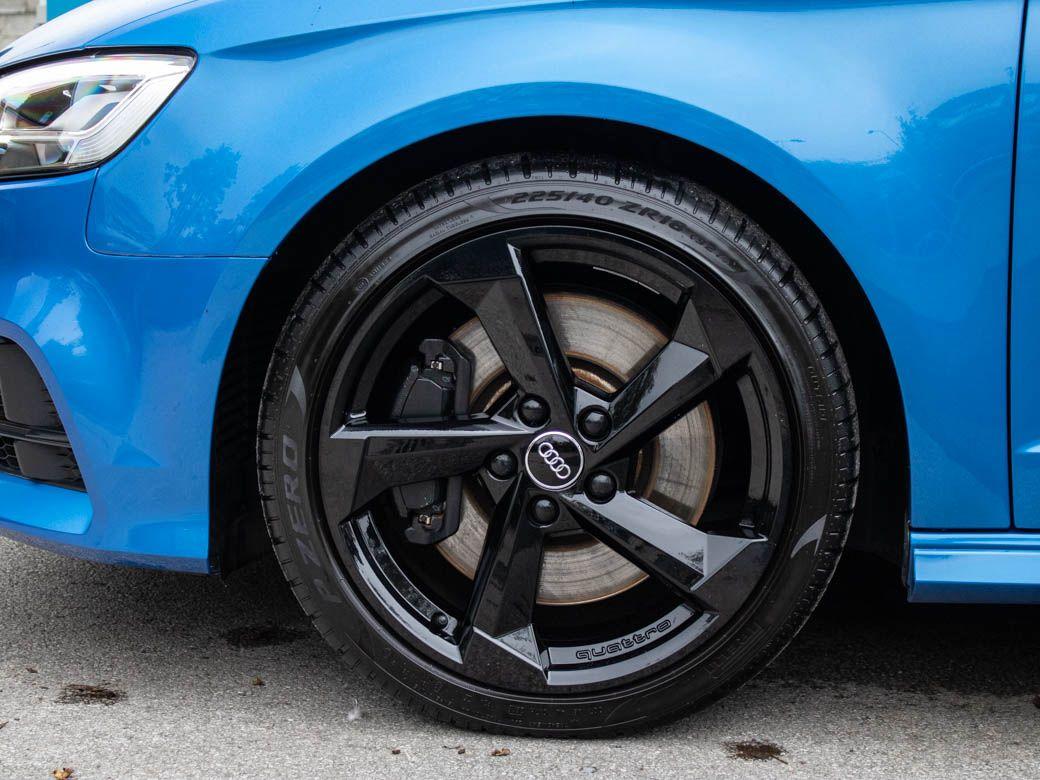 Audi A3 2.0 S3 TFSI quattro Black Edition 3 door S tronic 310ps Hatchback Petrol Ara Blue Crystal Effect