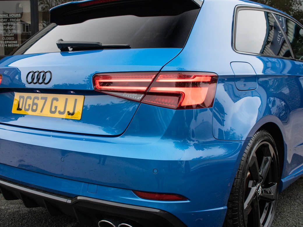 Audi A3 2.0 S3 TFSI quattro Black Edition 3 door S tronic 310ps Hatchback Petrol Ara Blue Crystal Effect