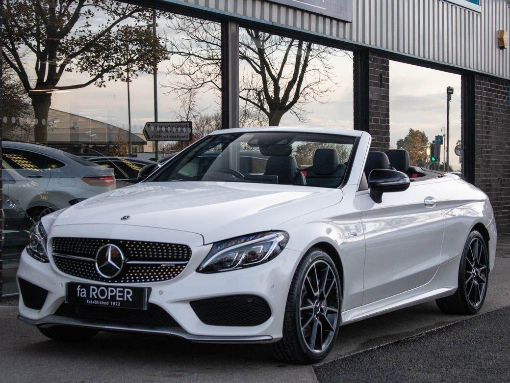 Mercedes-Benz C Class 3.0 C43 AMG 4MATIC Cabriolet Premium Plus Auto Convertible Petrol Diamond White Metallic