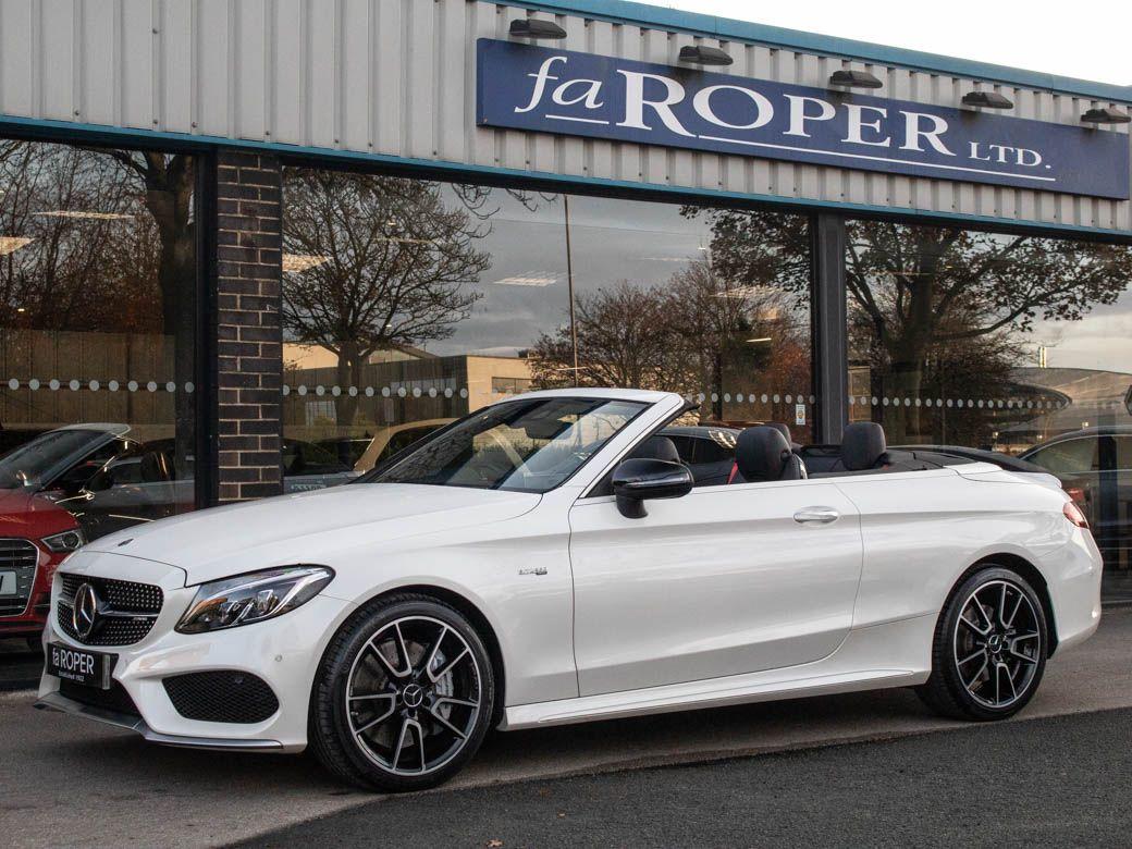 Mercedes-Benz C Class 3.0 C43 AMG 4MATIC Cabriolet Premium Plus Auto Convertible Petrol Diamond White Metallic