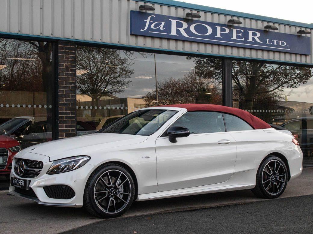 Mercedes-Benz C Class 3.0 C43 AMG 4MATIC Cabriolet Premium Plus Auto Convertible Petrol Diamond White Metallic