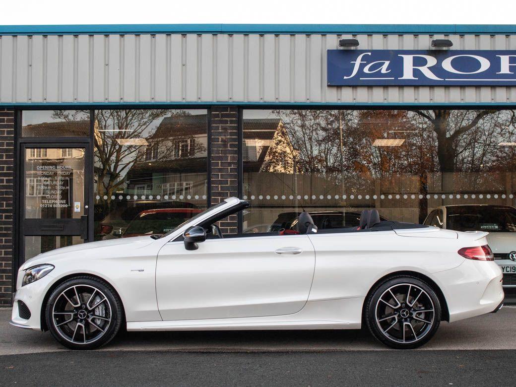 Mercedes-Benz C Class 3.0 C43 AMG 4MATIC Cabriolet Premium Plus Auto Convertible Petrol Diamond White Metallic