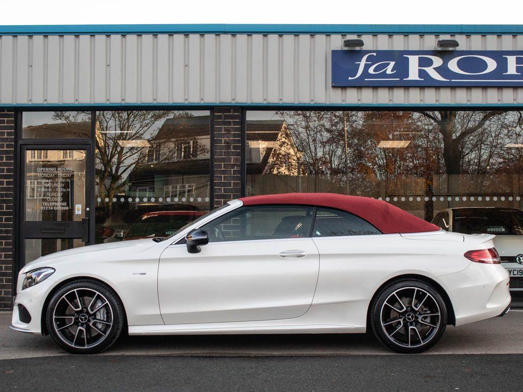 Mercedes-Benz C Class 3.0 C43 AMG 4MATIC Cabriolet Premium Plus Auto Convertible Petrol Diamond White Metallic