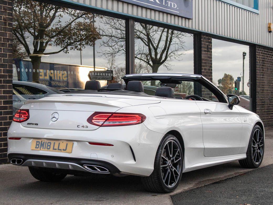 Mercedes-Benz C Class 3.0 C43 AMG 4MATIC Cabriolet Premium Plus Auto Convertible Petrol Diamond White Metallic