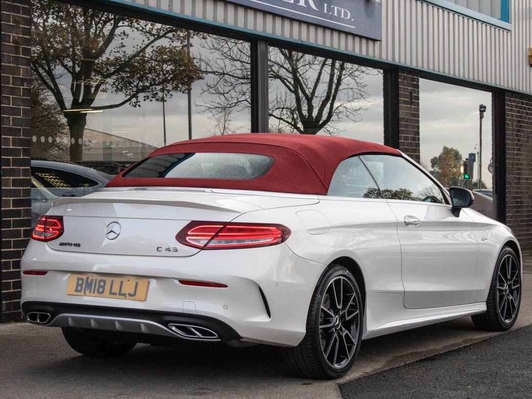 Mercedes-Benz C Class 3.0 C43 AMG 4MATIC Cabriolet Premium Plus Auto Convertible Petrol Diamond White Metallic