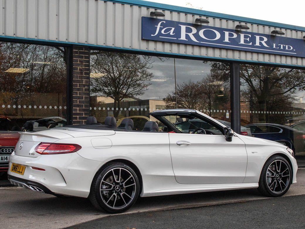 Mercedes-Benz C Class 3.0 C43 AMG 4MATIC Cabriolet Premium Plus Auto Convertible Petrol Diamond White Metallic