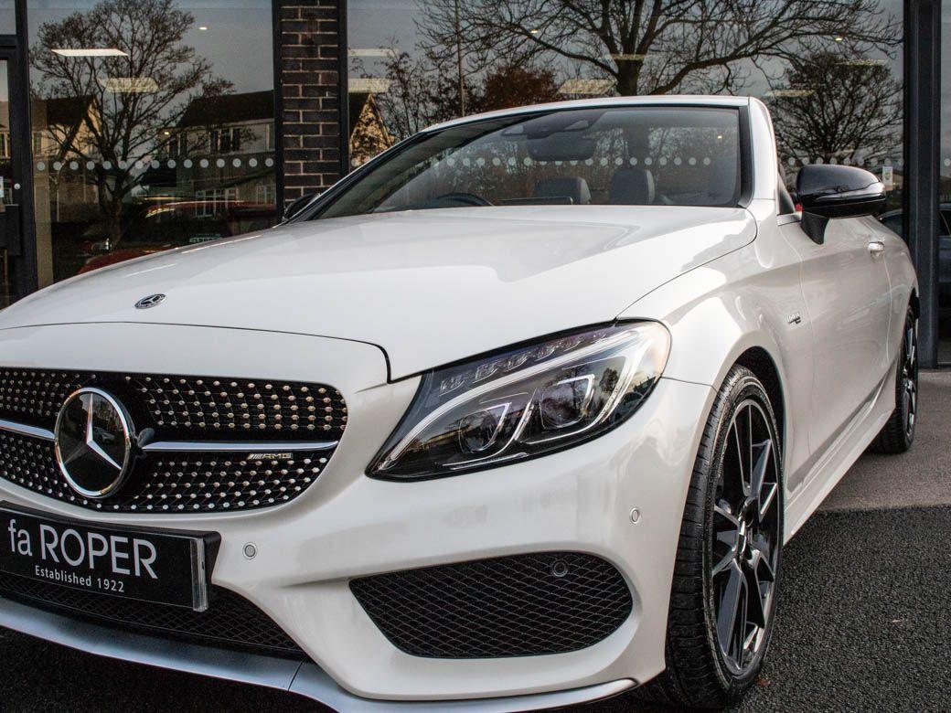 Mercedes-Benz C Class 3.0 C43 AMG 4MATIC Cabriolet Premium Plus Auto Convertible Petrol Diamond White Metallic