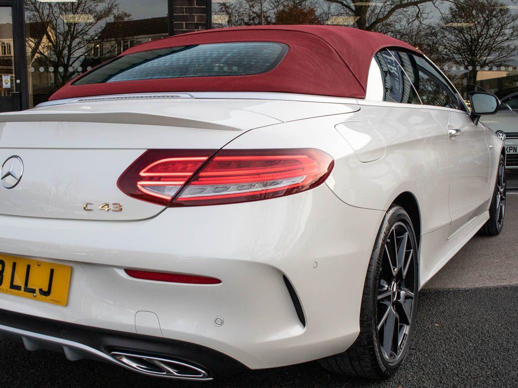 Mercedes-Benz C Class 3.0 C43 AMG 4MATIC Cabriolet Premium Plus Auto Convertible Petrol Diamond White Metallic