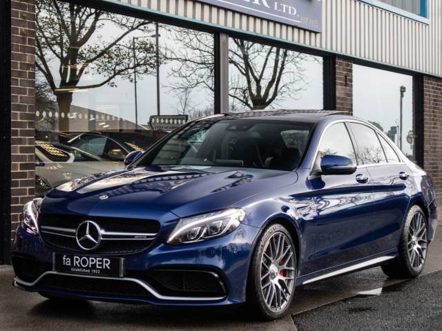 Mercedes-Benz C Class 4.0 C63 S Premium 4 door Auto 510ps Saloon Petrol Brilliant Blue Metallic